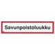 OPASTE SAVUNPOISTOLUUKKU 400X100 TARRA
